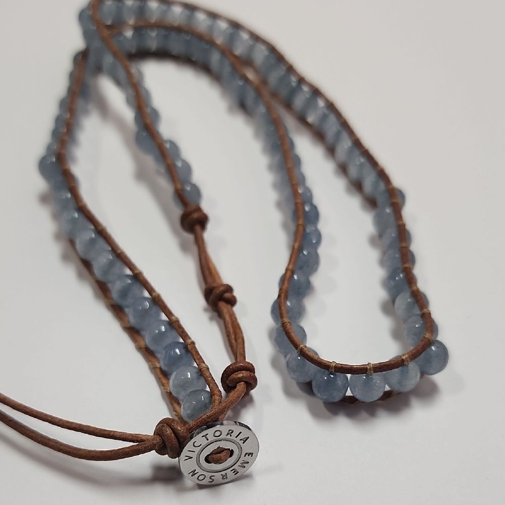 Victoria Emerson Wrap Bracelet Semi Precious Stones